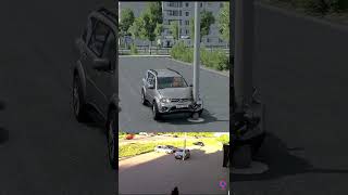 Ужасающая автокатастрофа | BeamNG.Drive #short #shorts