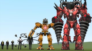 SIZE COMPARISION ALL DRILL MAN TITAN! SKIBIDI TOILET In Garrys Mod!