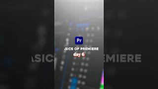 Premiere Pro Day 6: Text Behind Effect #shorts #editing #shortsfeed