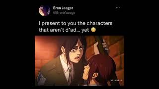 Introducing the Characters Who aren't dead yet😢| Anime Shorts 🔥| Attack on Titan