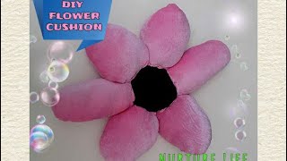 DIY FLOWER CUSHION TUTORIAL