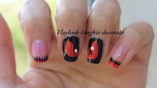 Video tutorial #164 nail art occhi maligni Halloween 2016- By Flaylook