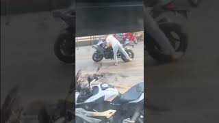 Kawasaki Ninja H2 Burnout |#kawasaki#ninjah2#burnout#crazyboy#kawasakilover#ytshorts#shorts#viral