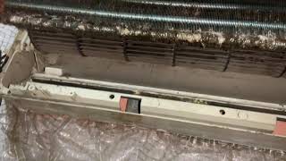 Ac service with pressure washer