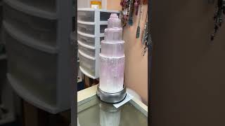 Looks like an ice tower from Frozen. #satisfying #selenite