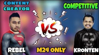 8bit_Rebel V/S NovaGL-Kronten || 1v1 Sniper Only TDM || PUBG MOBILE