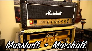 Marshall SC20H slaved into Marshall Power amp.