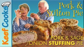 Pork Pie with Stilton | Pork Pie with Sage n Onion Stuffing