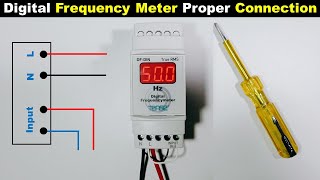 How To Wire Frequency meter / Digital Frequency Meter Connection @TheElectricalGuy