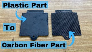 Making a Mold of a Plastic Part to Turn Into Carbon Fiber- step by step