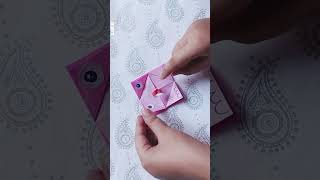 Make a amazing origami Talkative frog! 💜#viral #crafting #shortviral #shorts