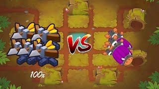 100x Geraldo Shooty Turrets vs Round 200 BTD6