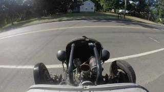 Driving our 1928 Model A with a Flathead V8