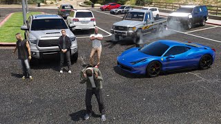 فزعه راعي الشاص لي ولد عمه من راعي التندرا بعدما اهانو واتمسخر عليه في الجامعه | قراند 5 - GTA V