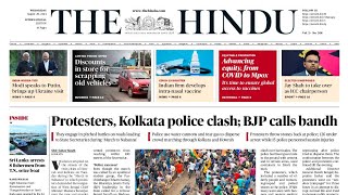 28 August 2024 || The Hindu Newspaper Today || The Hindu Analysis Today || Current Affairs Today