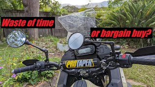 Folding eBay motorcycle mirrors | Bargain buy or cheap s#%t?