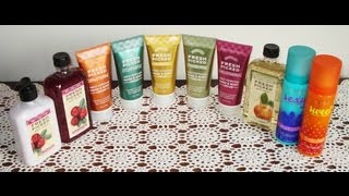 Bath and Body Works Haul Review- FALL FRESH PICKED ACTION: BODY CARE + KNICKKNACKS  8-15-13