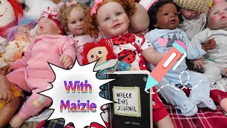 Wrek This Weird Wednesday With Maizie My First Temu Doll // Wrek it Journal wk 3