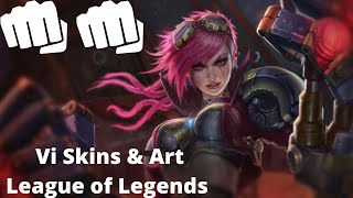 Vi: The Splash Art of League of Legends Reaction (Boo #2!)