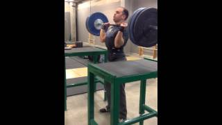 Brandon push jerk 245