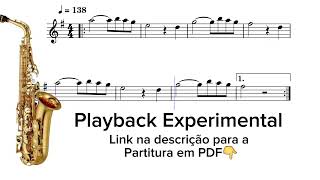 Para Sax Alto | Playback com Partitura