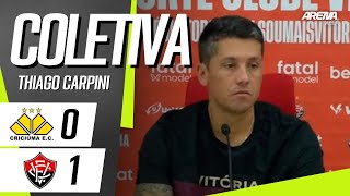 COLETIVA THIAGO CARPINI | AO VIVO | Criciúma x Vitória - Brasileirão 2024