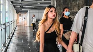 Skywalks, Shrines & Street Food of Bangkok: Walking Central World to Siam Square, BTS, Thailand 4K