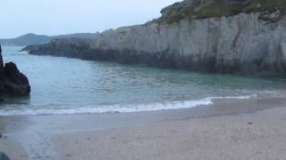 Calm soothing waves of Barricane Beach