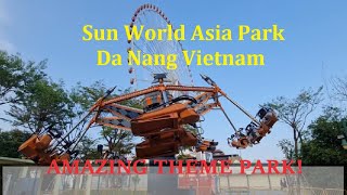 Asia Park in Danang Vietnam! | Full theme park review & vlog #sunworld #asiapark #danang