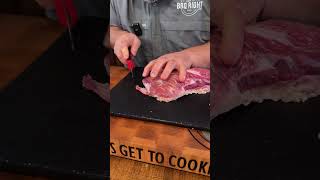 How to Trim a Tri Tip  #howtobbqright #tritip #tritipsteak