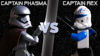 Lego Star Wars Captain Rex VS. Captain Phasma - Lego Star Wars Stop Motion