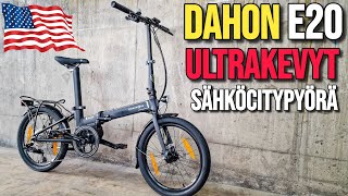 Testissä Amerikkalainen Dahon Unio E20 sähköpyörä