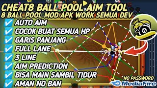 CHEAT 8 BALL POOL TERBARU AIM TOOL GARIS PANJANG NO BAN