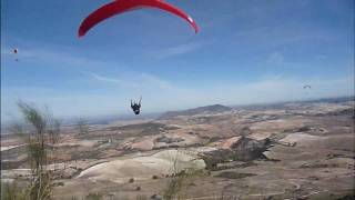 strong wind paragliding start