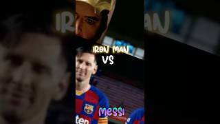 Messi Vs Iron Man #messi #marvel