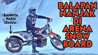 Ini Dia, balapan motor trail di tanjakan salju atau Snow Hill Climb Race