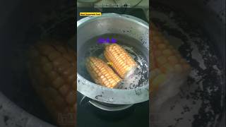 Sweet corn 🌽 Recipe😋#myfirstvlog #shorts  #homemade #farming #food #recipe #sweetcorn