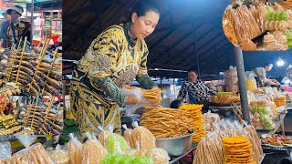 Cambodian Countryside Street Food Tour- Food Vlogs Traveling at Udong Mountain Resort