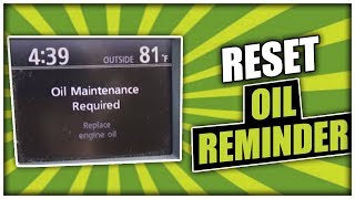 How to Reset the Oil Maintenance Reminder on Toyota Highlander