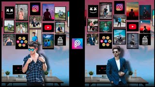 Instagram Photo library Concept Photo Editing || PicsArt photo editing new style