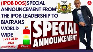 BREAKING ~ SPECIAL ANNOUNCEMENT From DOS to Nigerian Government! E Don Red