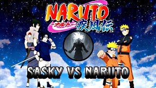 🔴naruto vs sasky dengures fight muments👿👿