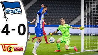 Hertha Berlin vs Union Berlin 4-0 - All Goals & Highlights - Bundesliga 2020