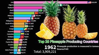 Top 20 Pineapple Producing Countries || Top 20 Pineapple Production Countries ||