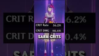 Will This Kujou Sara CRIT? | #Genshin #GenshinImpact