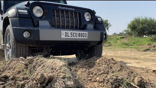 Thar Petrol Automatic से OFFROADING 😂| Suspension Check🔥|#short #youtubeshorts #viral #shortvideo