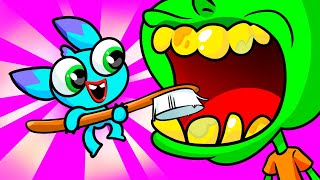 Brush Your Teeth | Funny Dance For Kids #short # animation