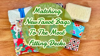 Matching Tarot Bags to The Most Suitable Decks // A Generous Gift from Ann 🙏🏼🩵