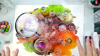 Making Large and Colorful Circles with Alcohol Ink