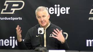 Matt Painter After the Win over Yale (Nov. 11, 2024)